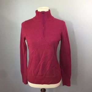 Patagonia Quarter Zip Merino Wool Sweater